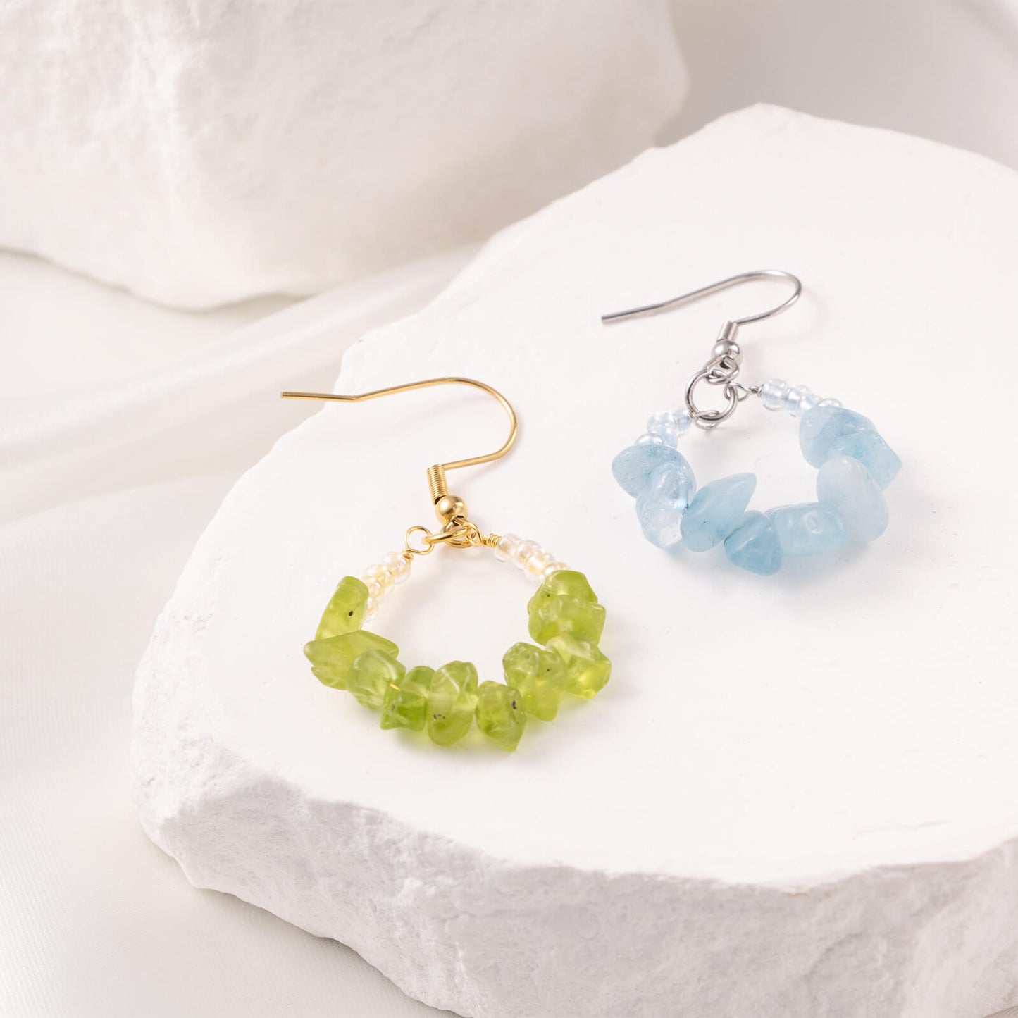 Healing Crystal Drop Earrings