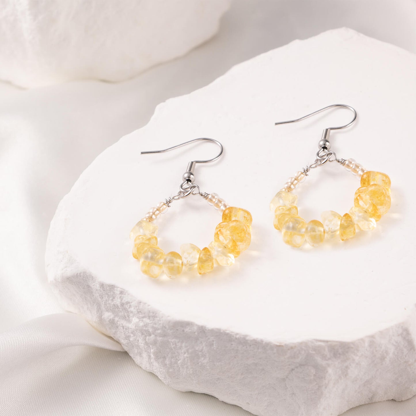 Healing Crystal Drop Earrings