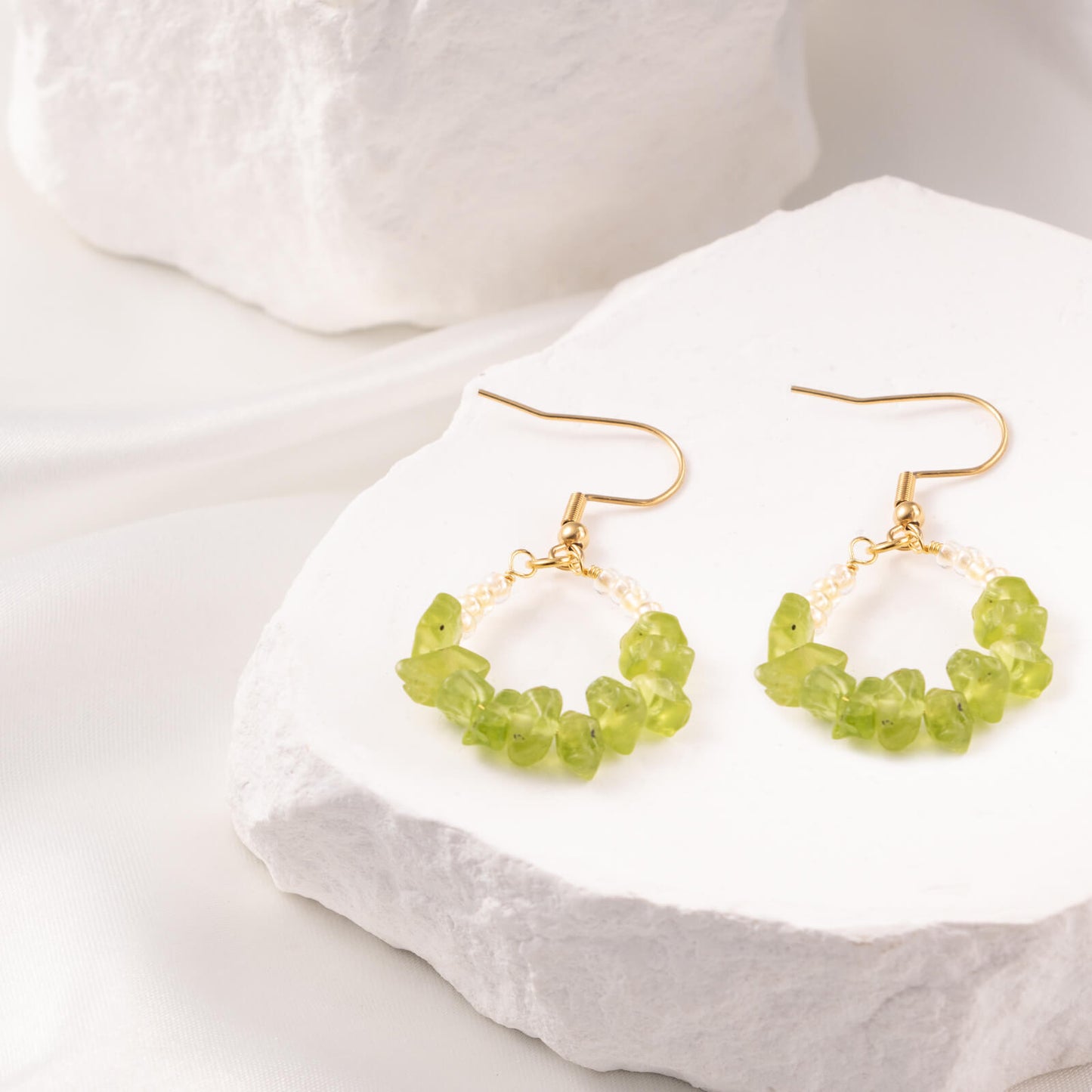 Healing Crystal Drop Earrings