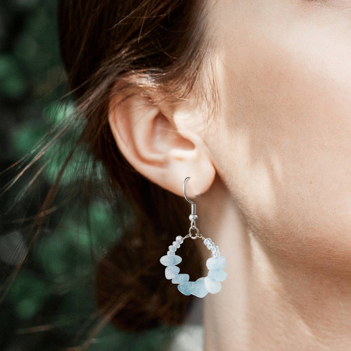 Healing Crystal Drop Earrings