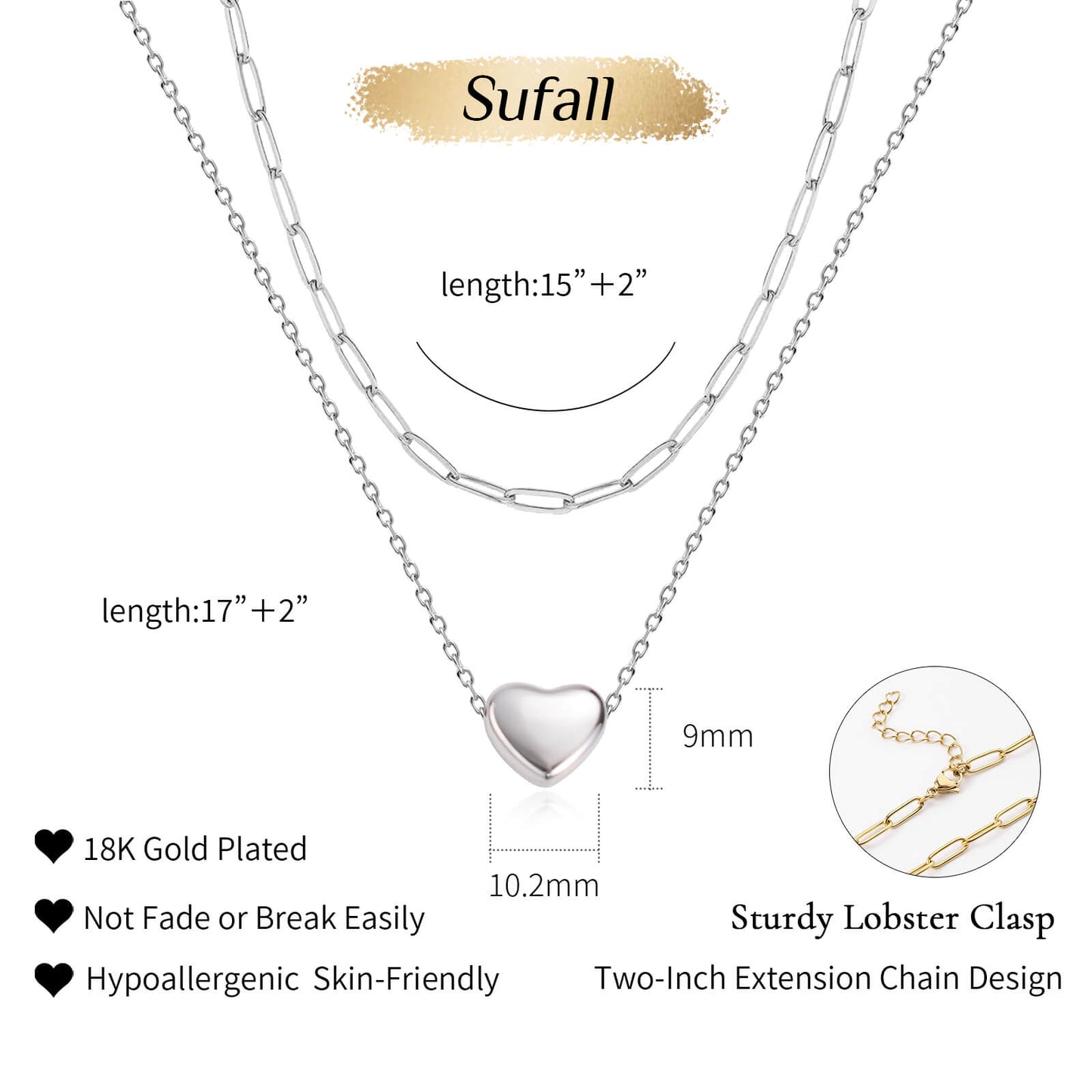 Heart Layered Necklace