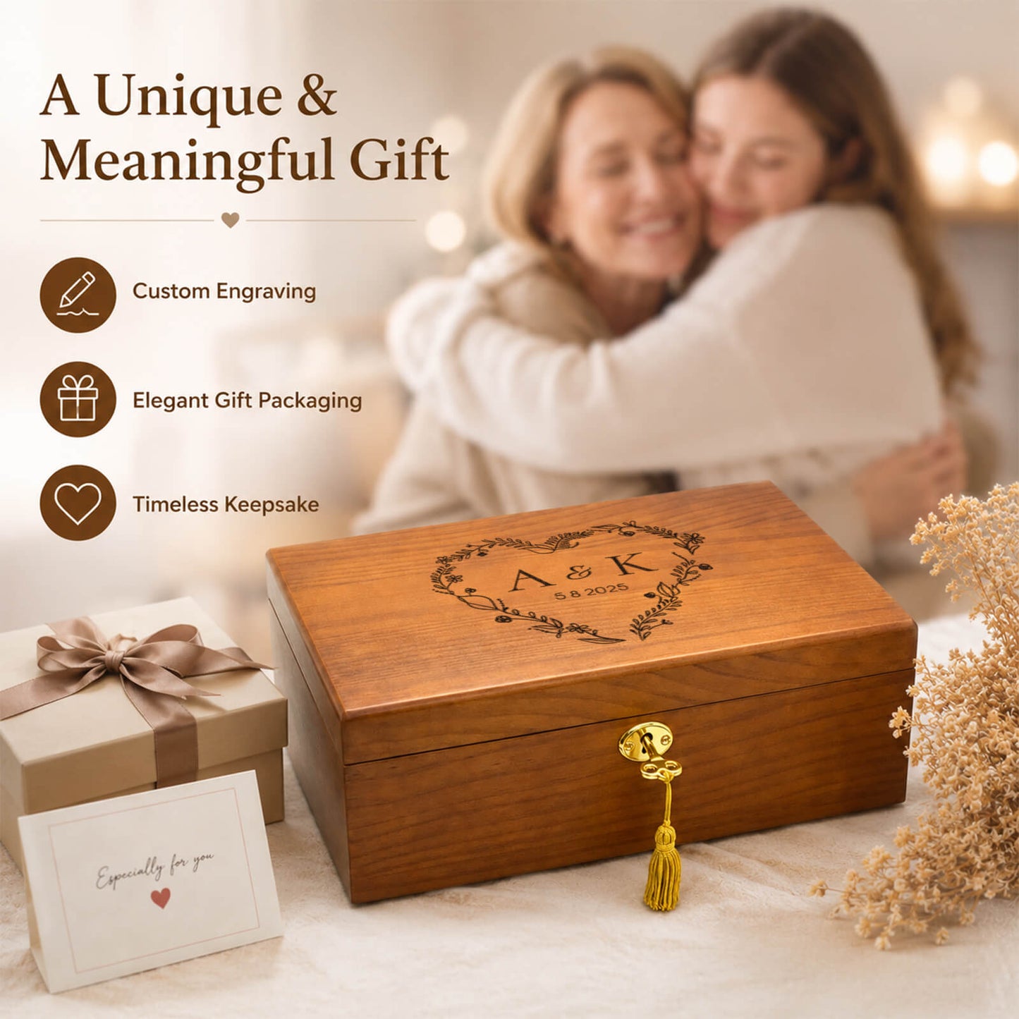 Pine Keepsake Box