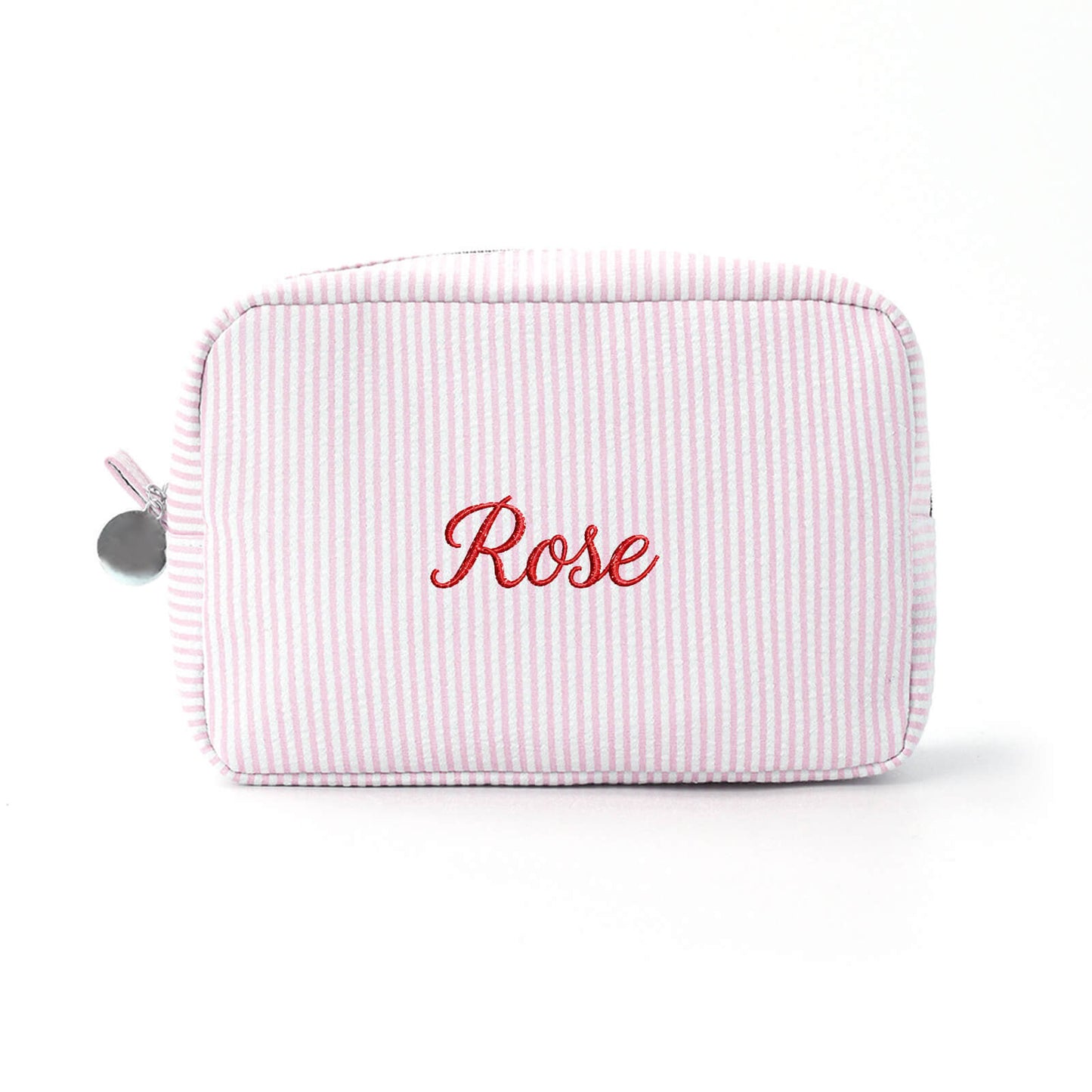 Personalized Seersucker Pouch