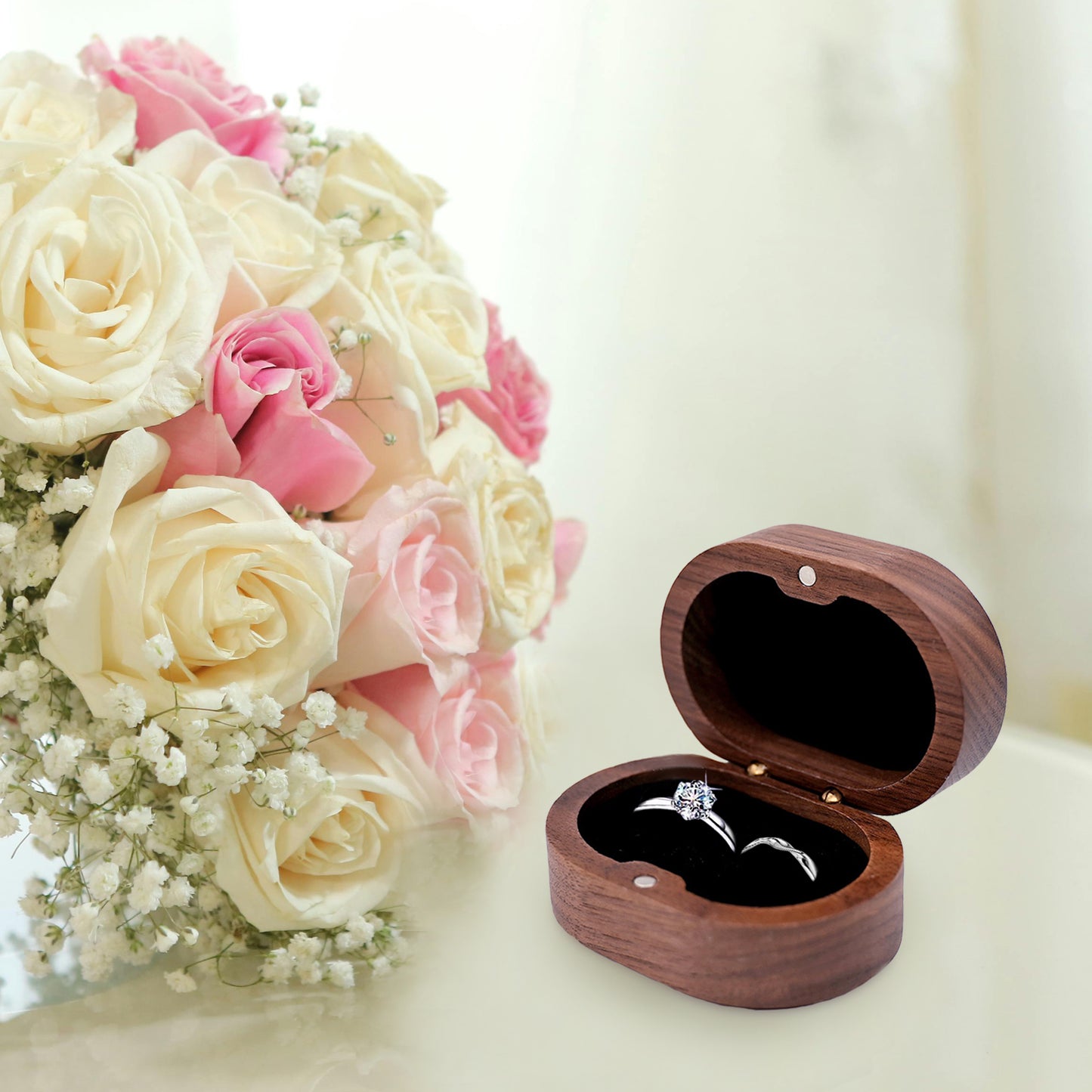 Personalized Oval Wood Box