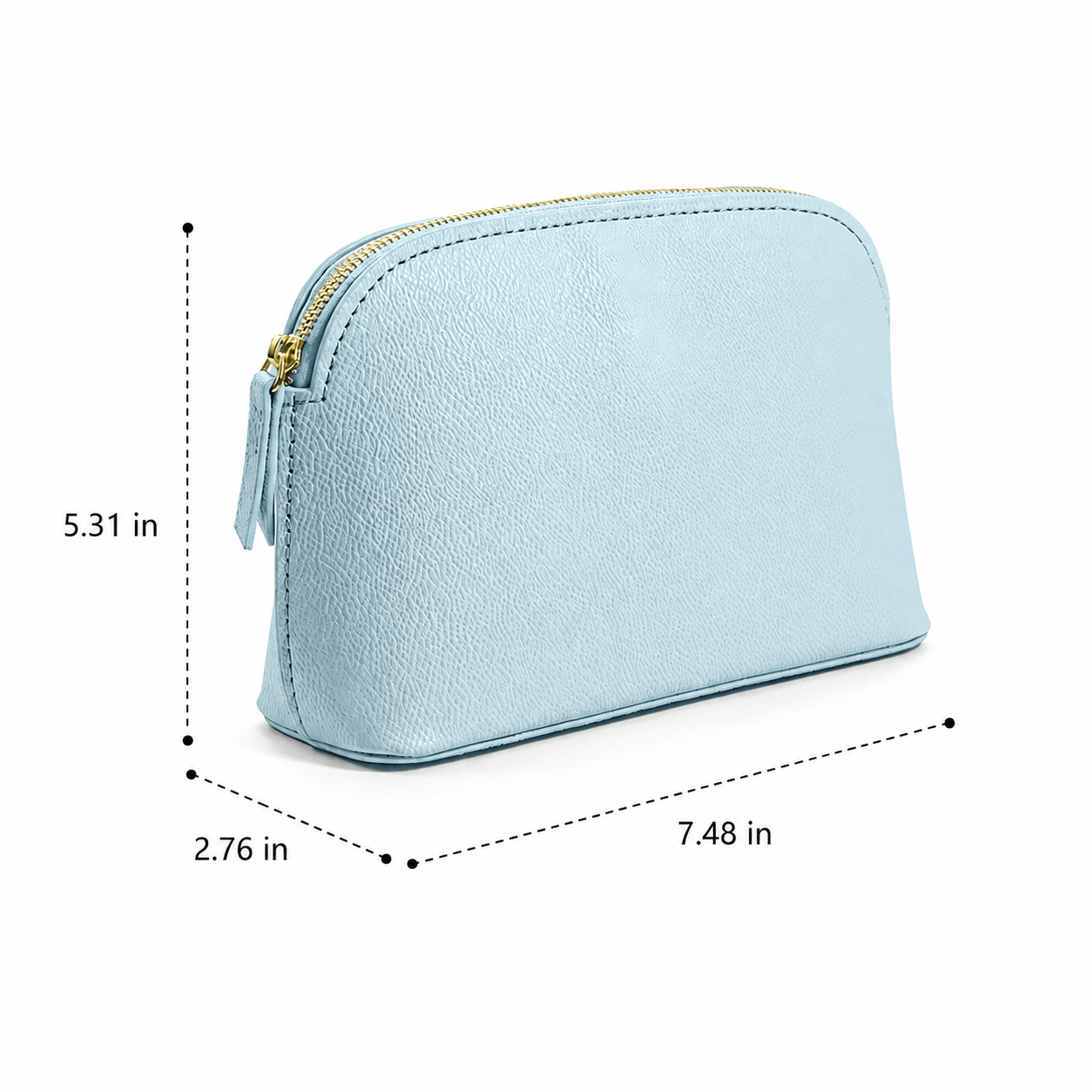 Foil Stamped Makeup Bag