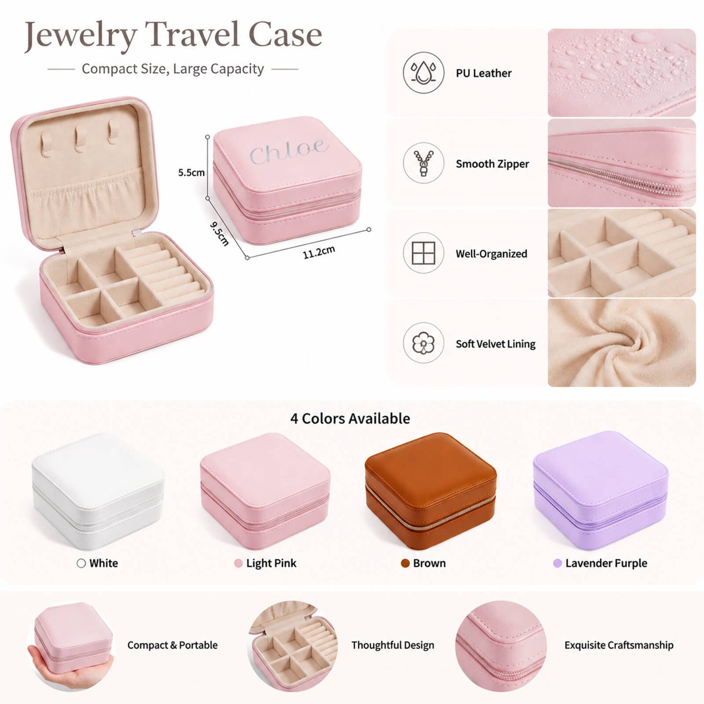 Travel Jewelry Case
