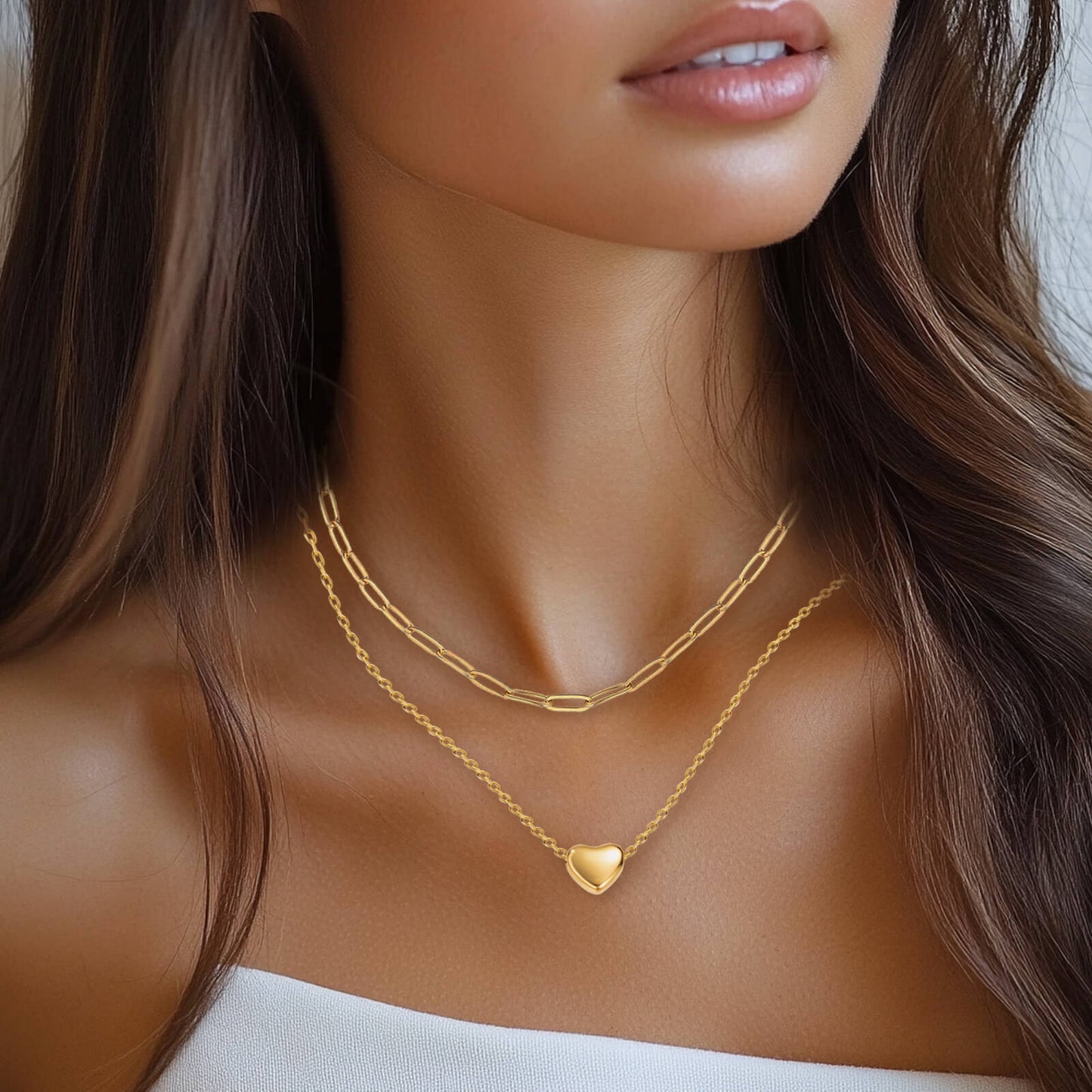Heart Layered Necklace