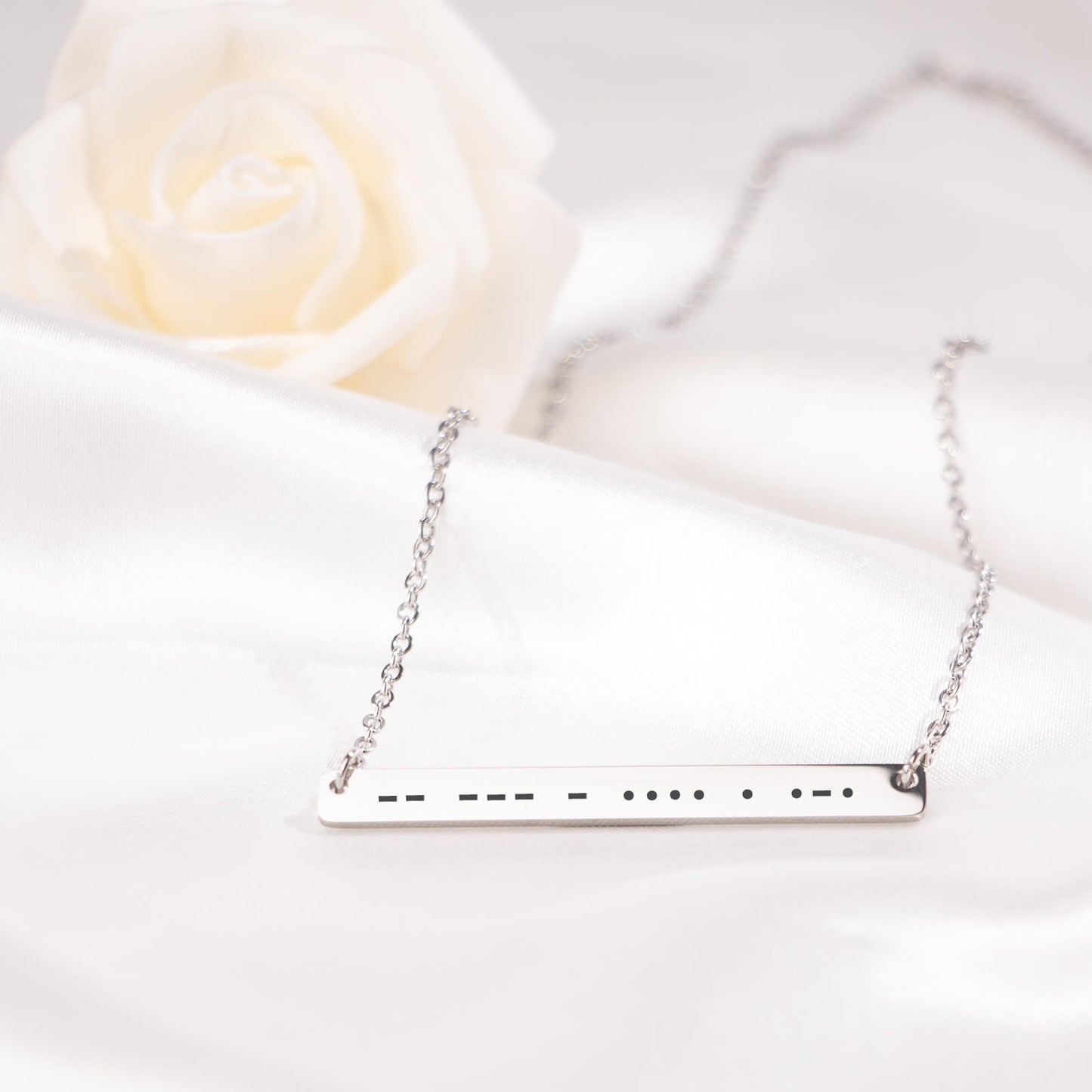 Morse Code Necklace