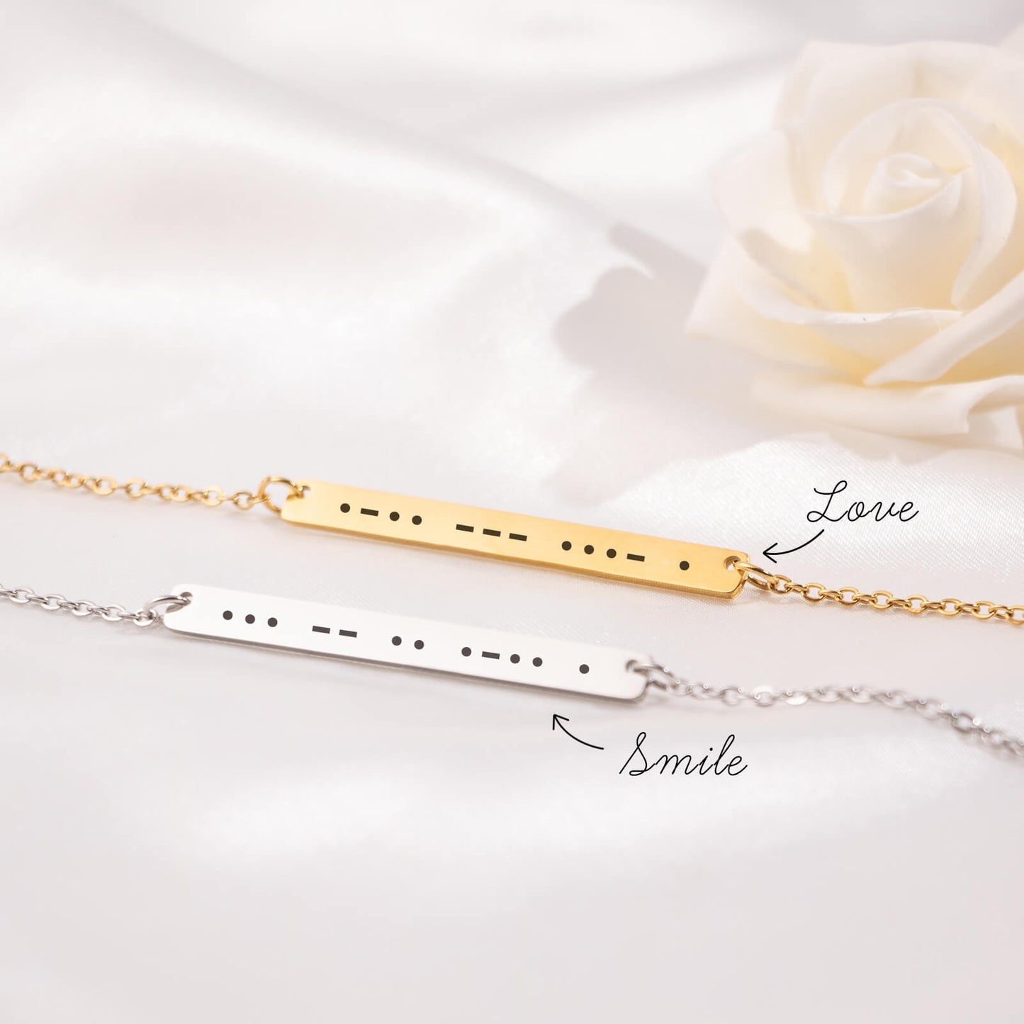 Morse Code Necklace