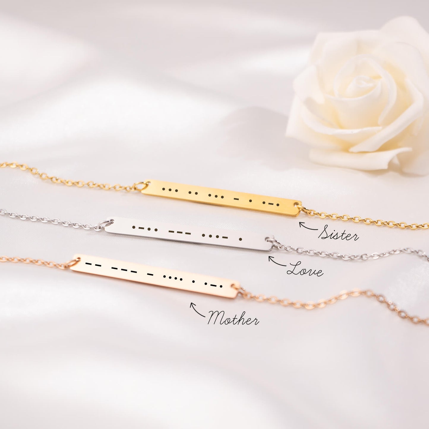 Morse Code Necklace