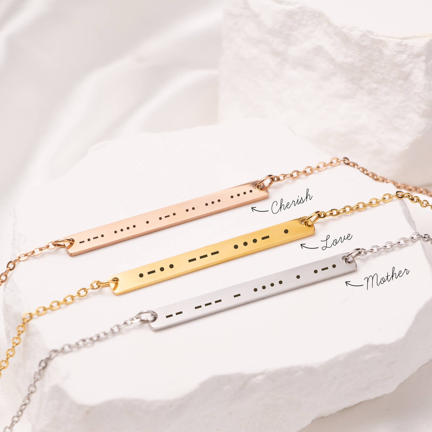 Morse Code Necklace