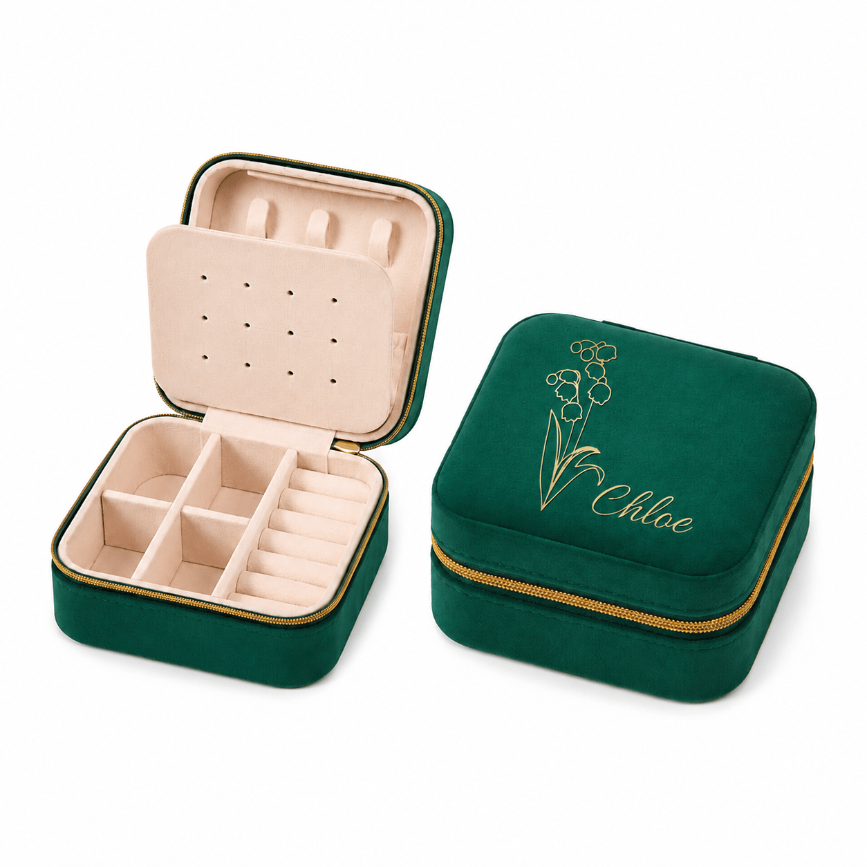 Velvet Jewelry Case