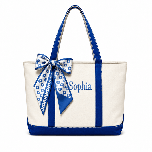Personalized Canvas Tote Bag