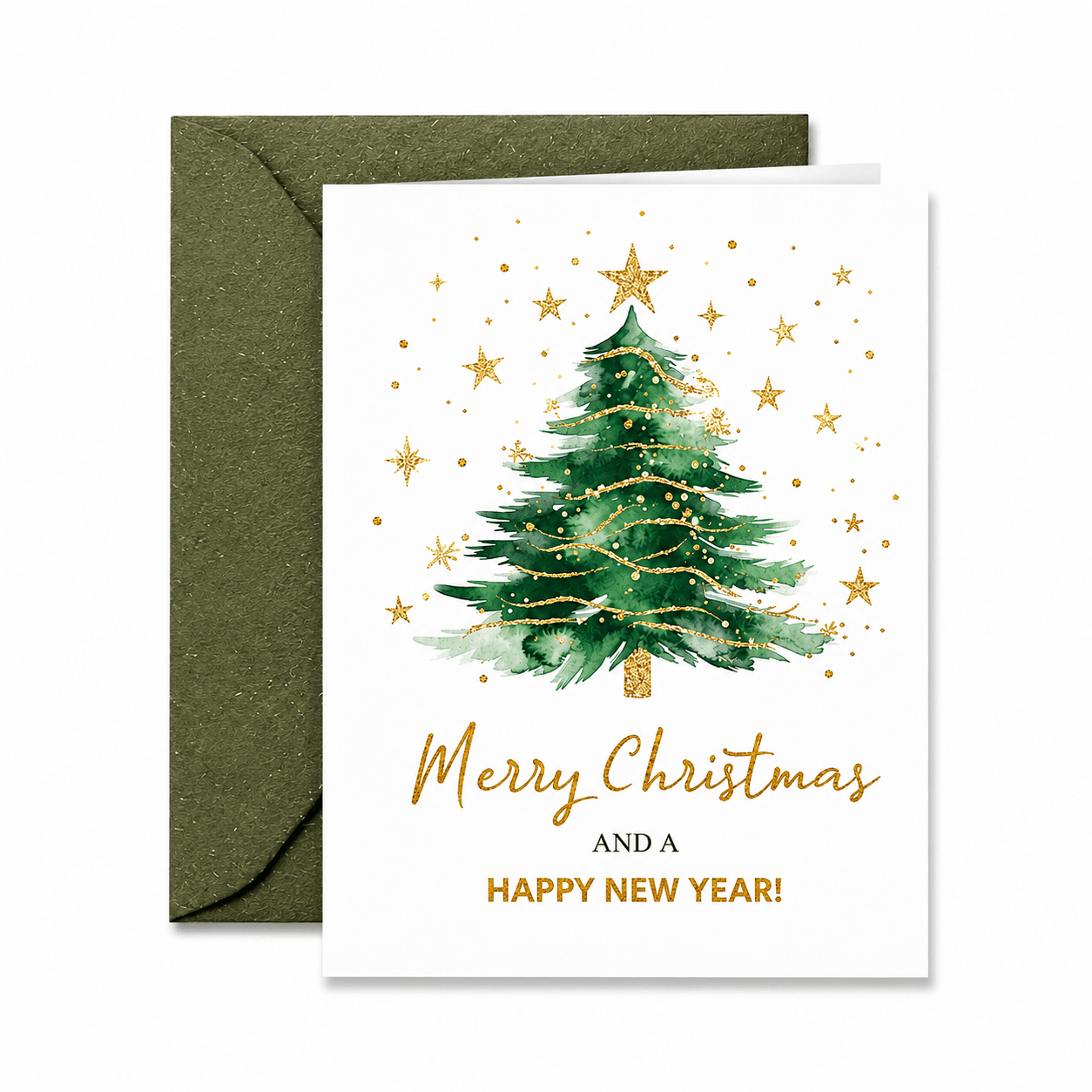 Christmas Star Wishes Card