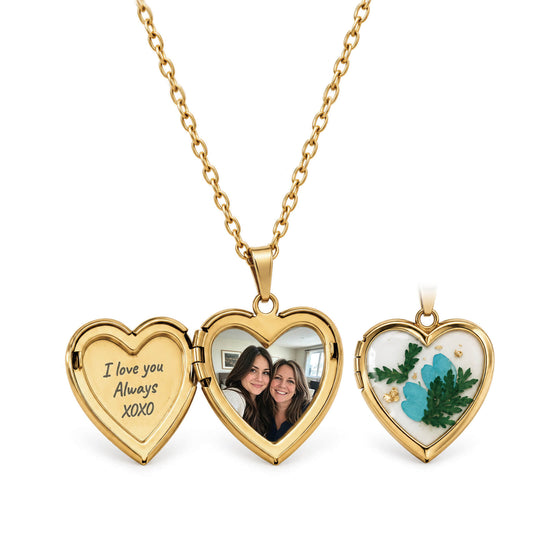 Birth Flower Locket