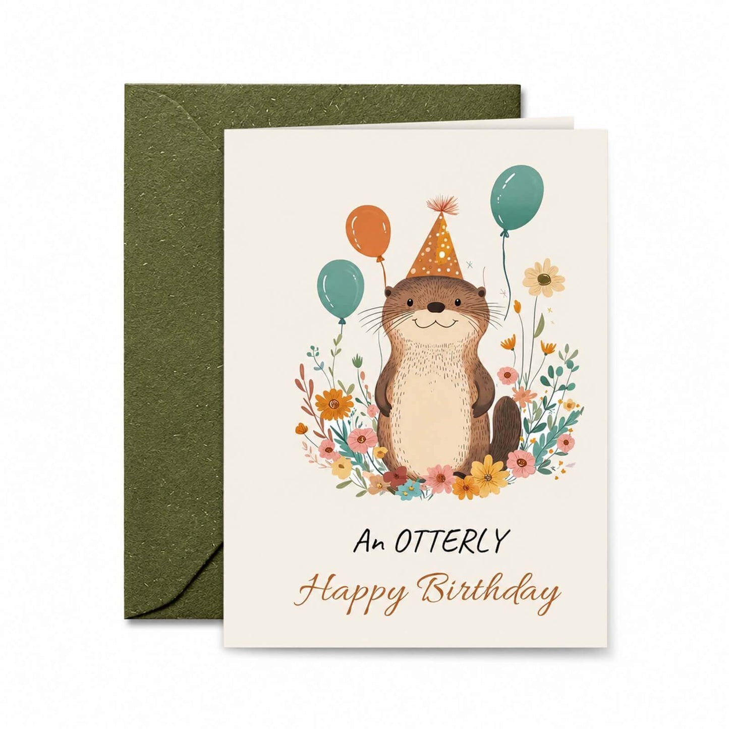 Otterly Birthday Card
