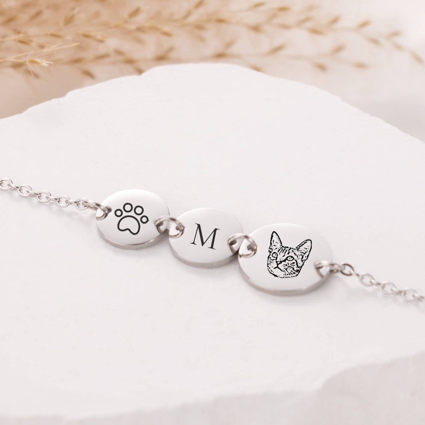 Pet Disc Bracelet