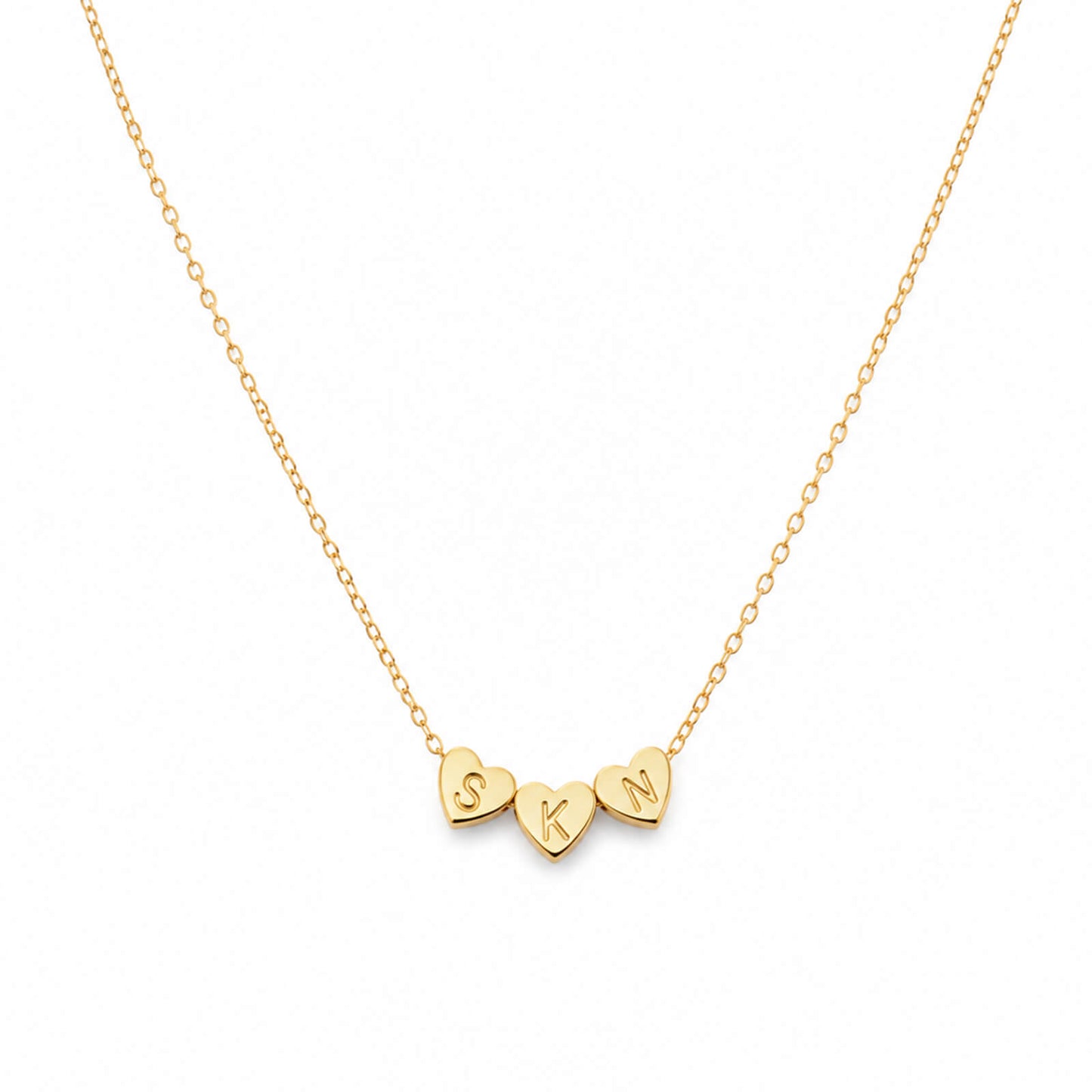 Initial Heart Necklace