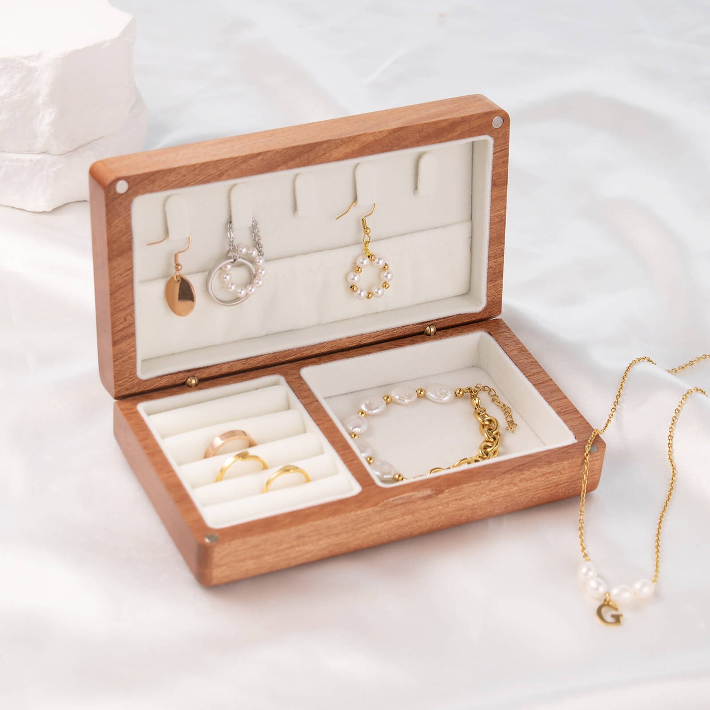 Pretty Wooden Jewelry Box