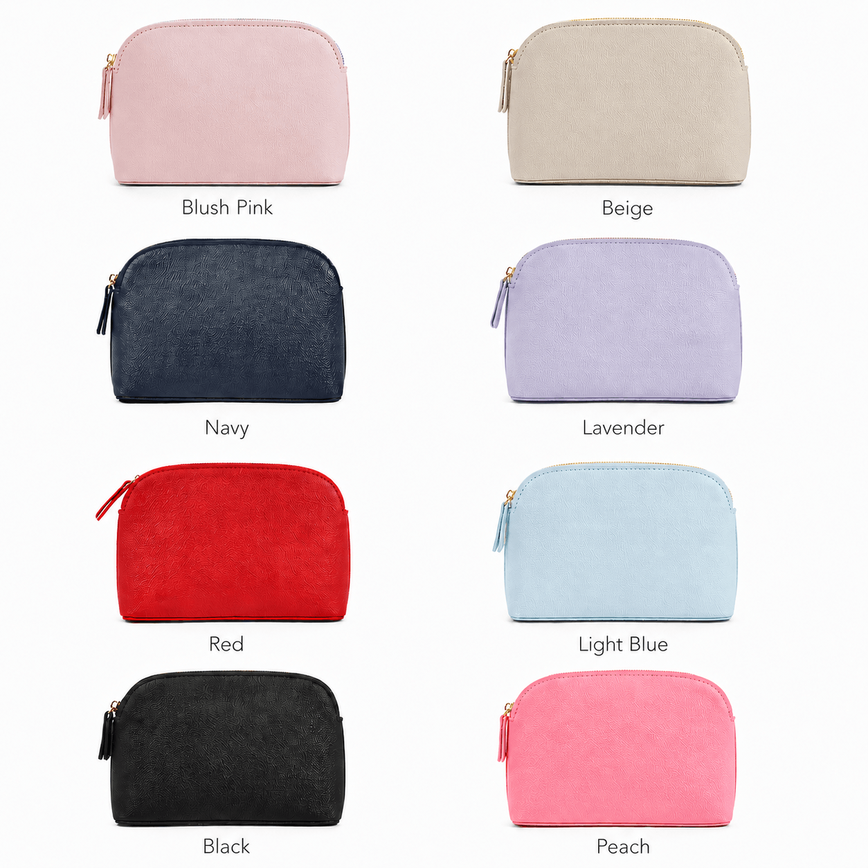 Foil Stamped Makeup Bag