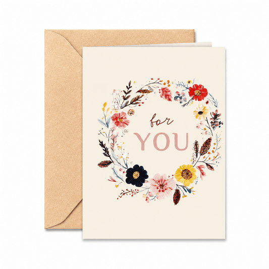 Floral For You Card