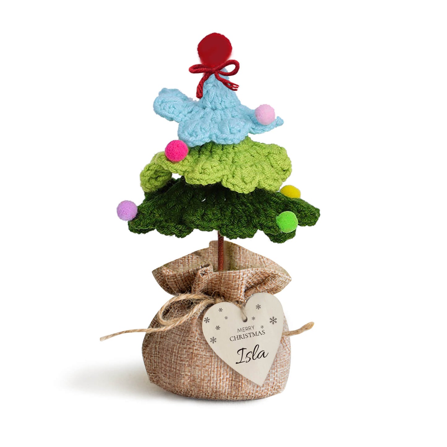 Personalized Crochet Christmas Tree