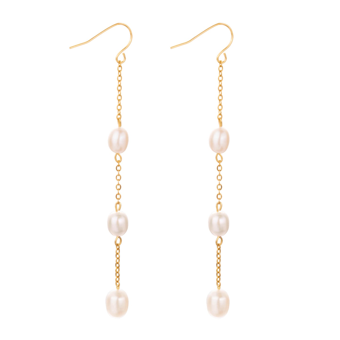 Pearl Dangle Drop Earrings