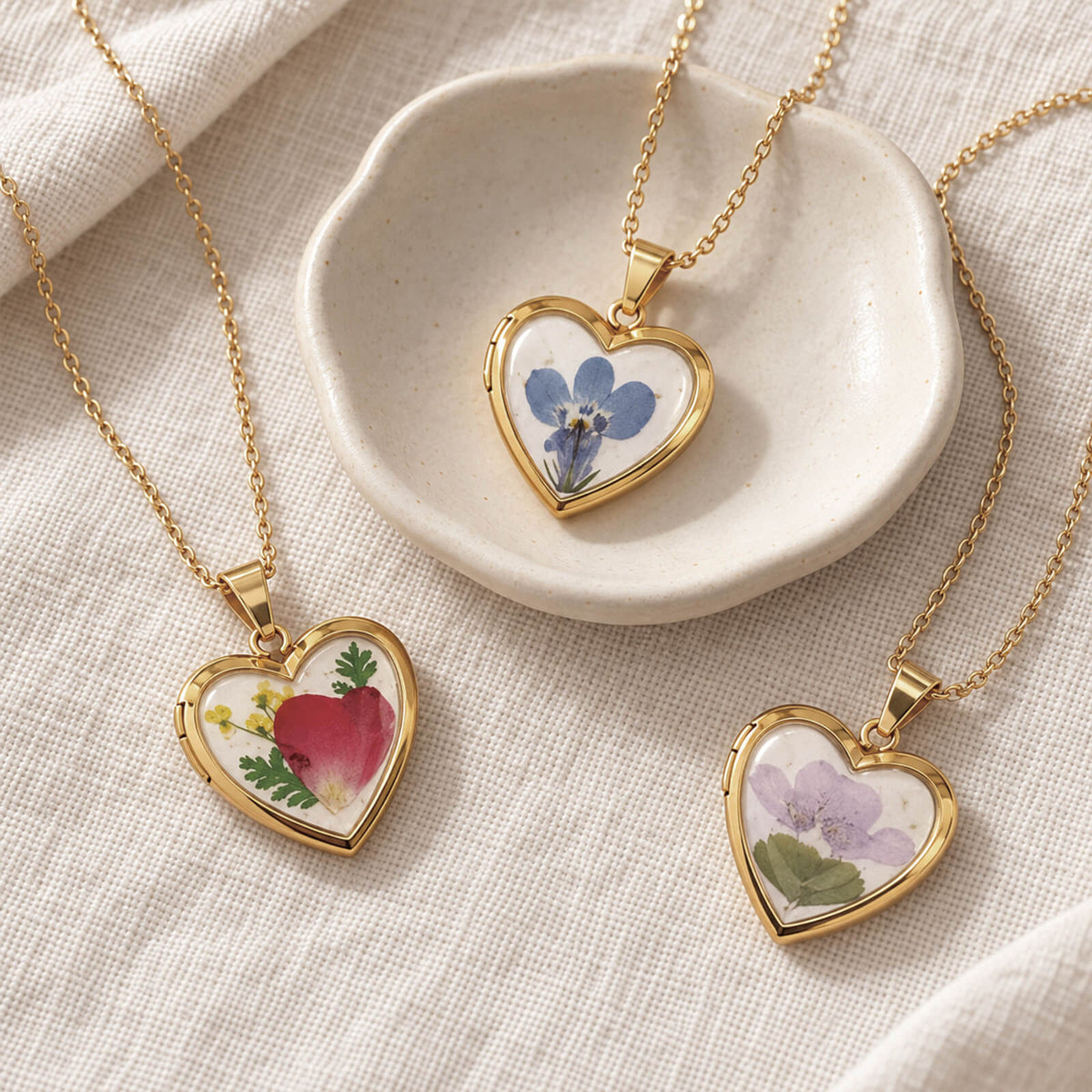 Birth Flower Locket
