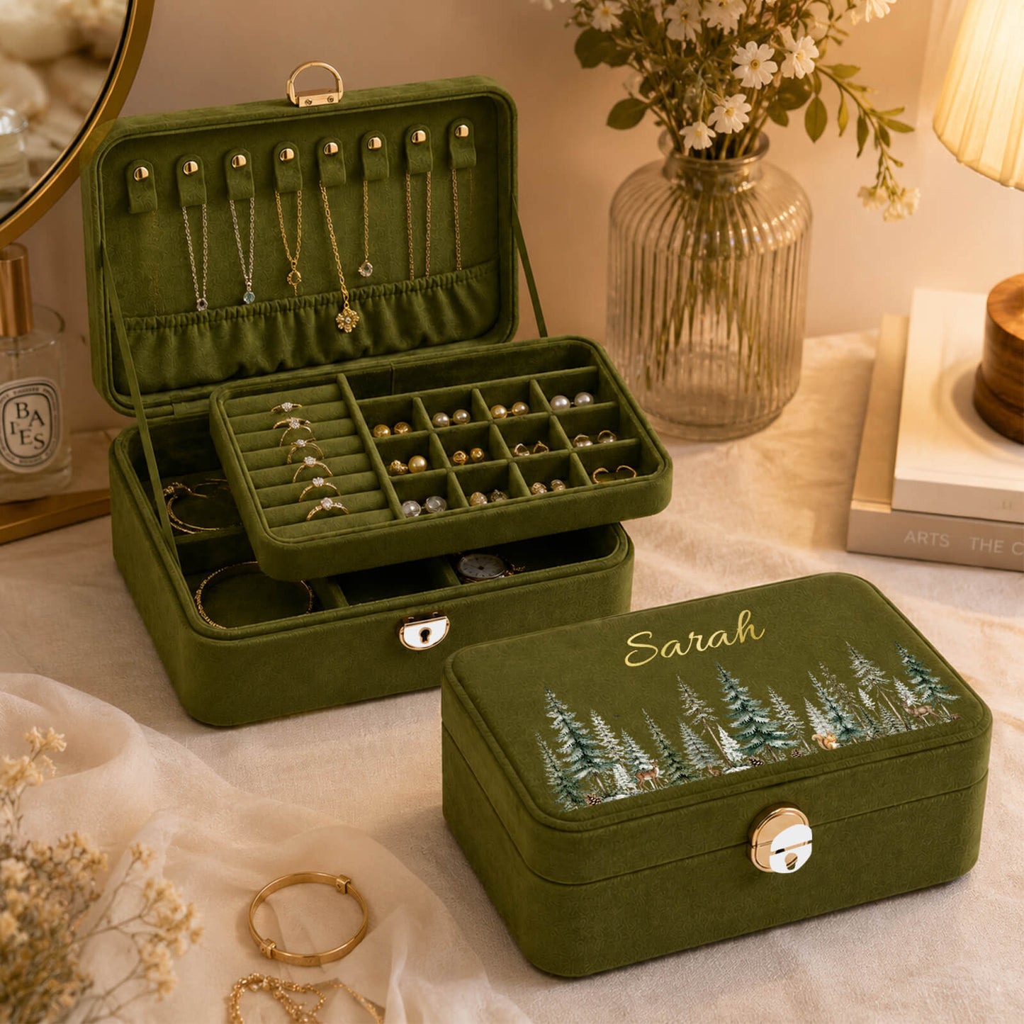 Velvet Jewelry Box