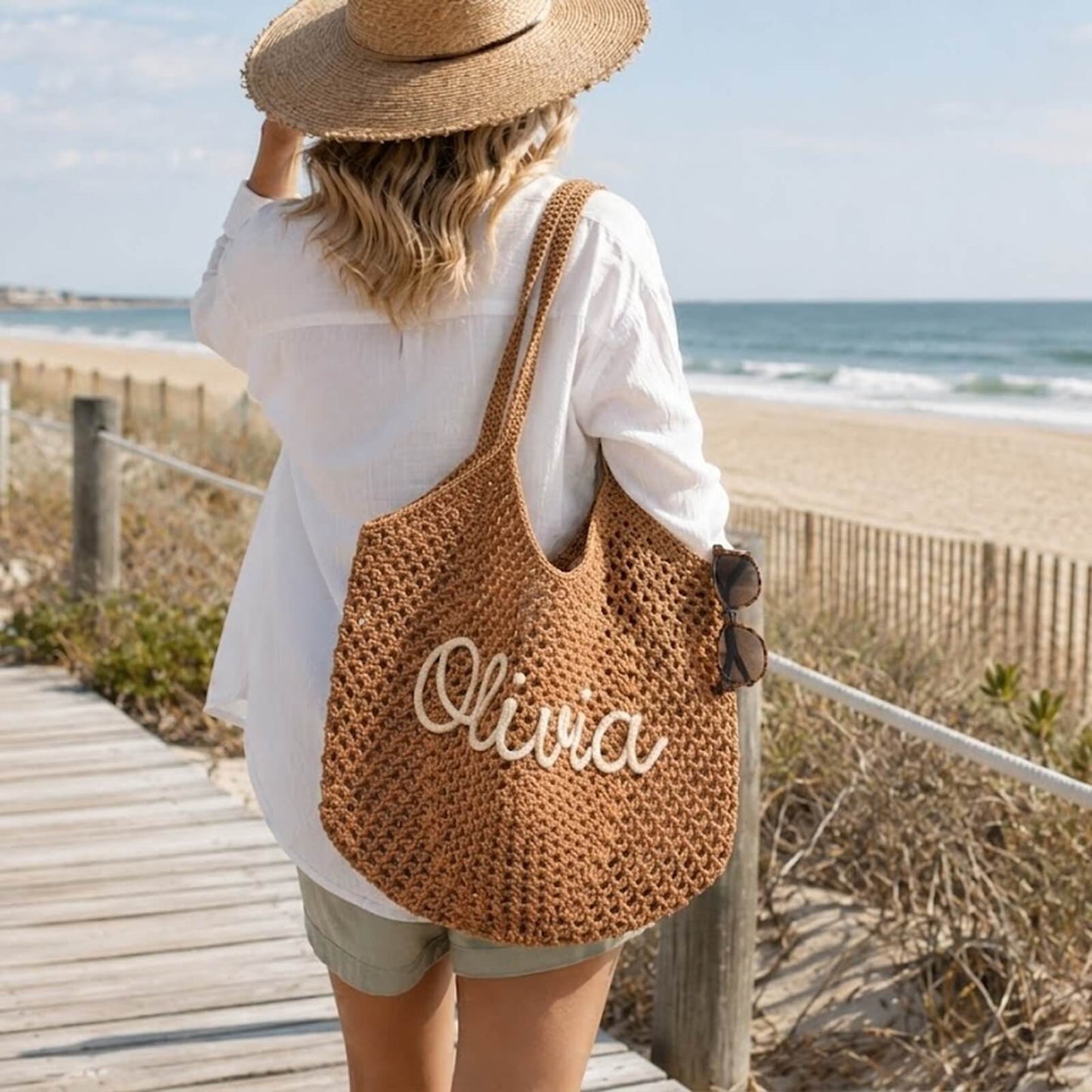 Crochet Beach Tote