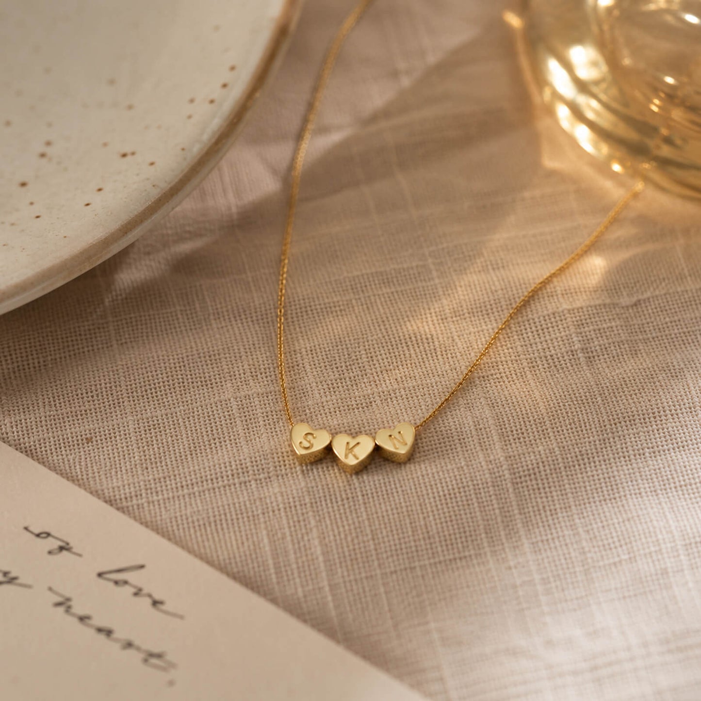 Initial Heart Necklace