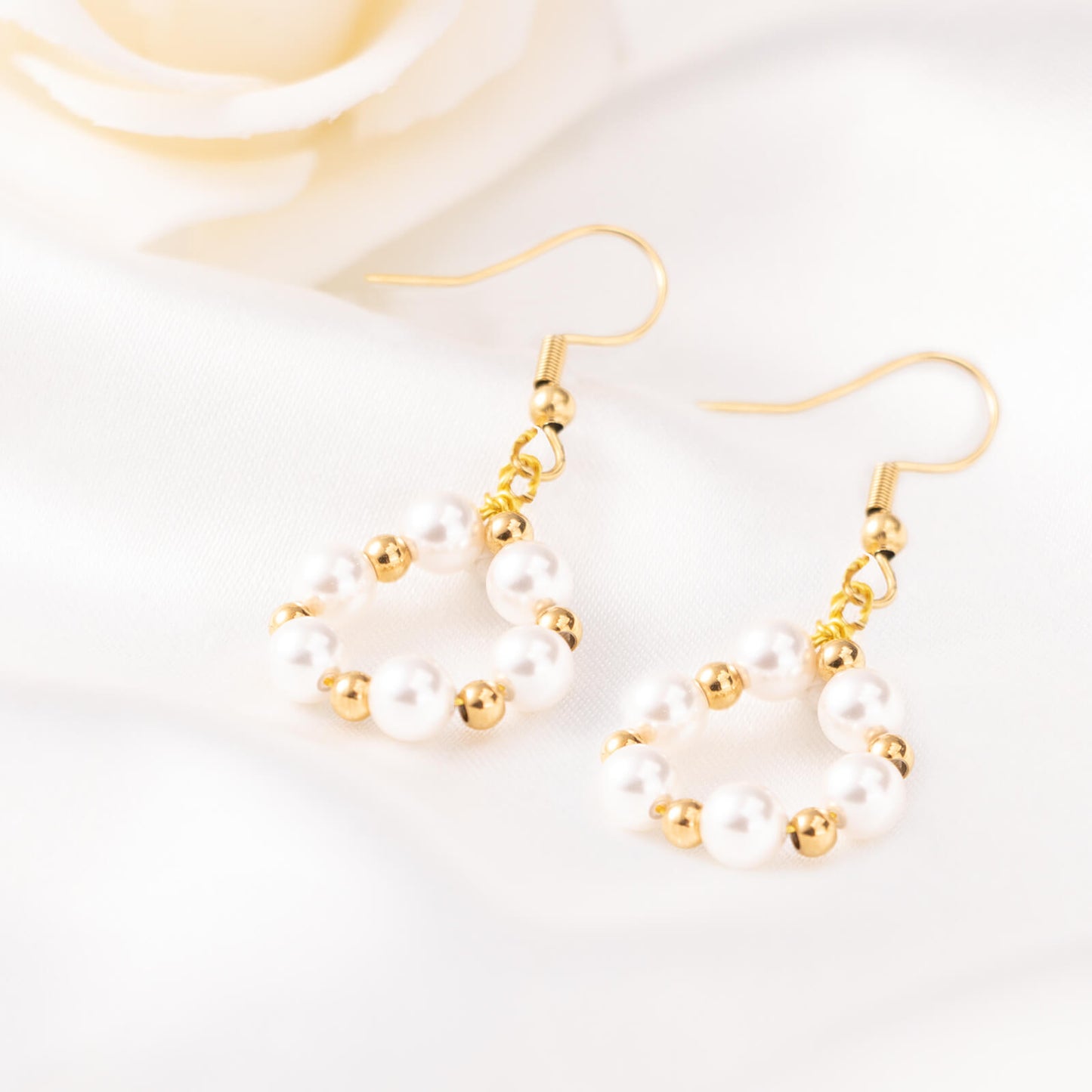 Swarovski Crystal Pearl Earrings