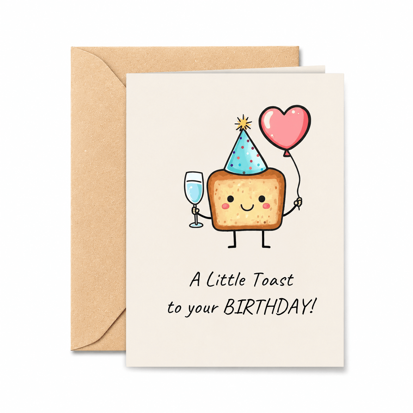 Toast Birthday Card