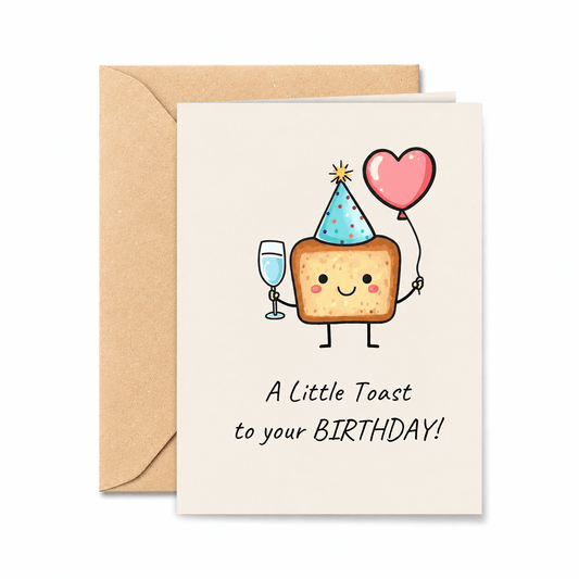 Toast Birthday Card