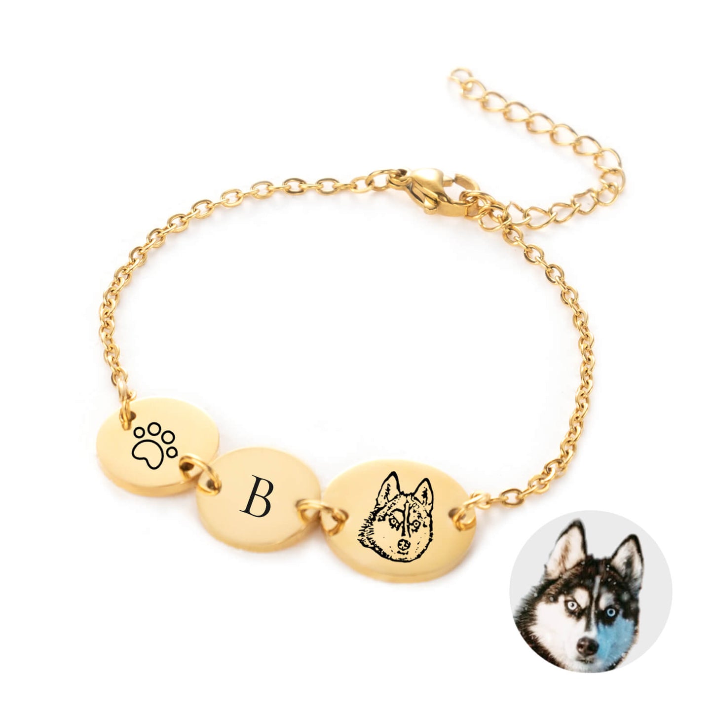 Pet Disc Bracelet