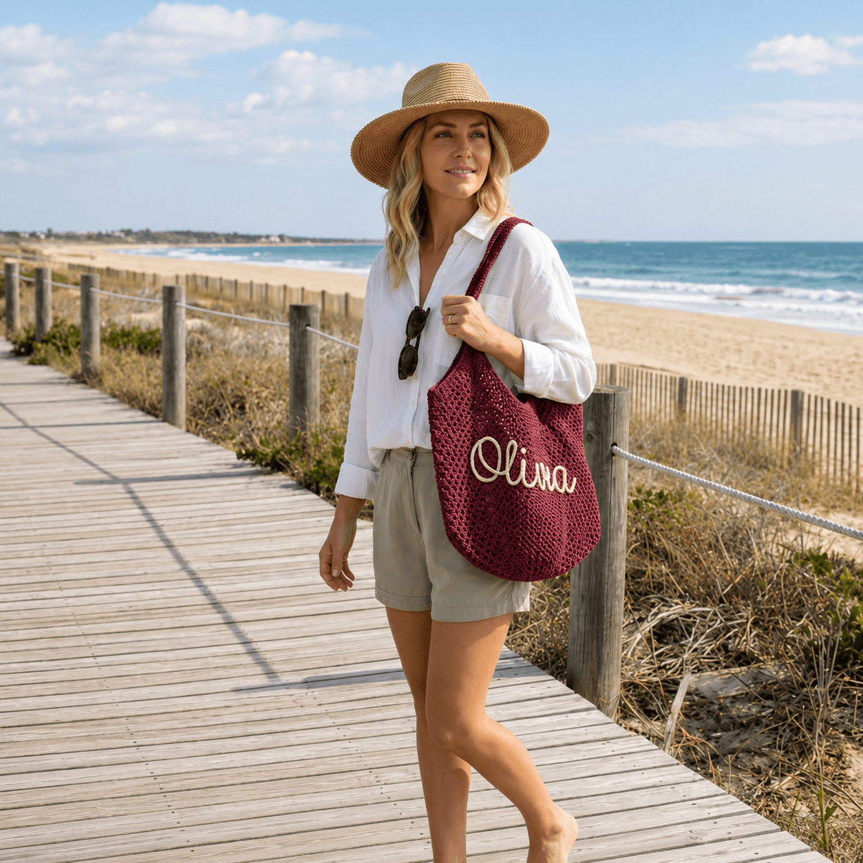 Crochet Beach Tote