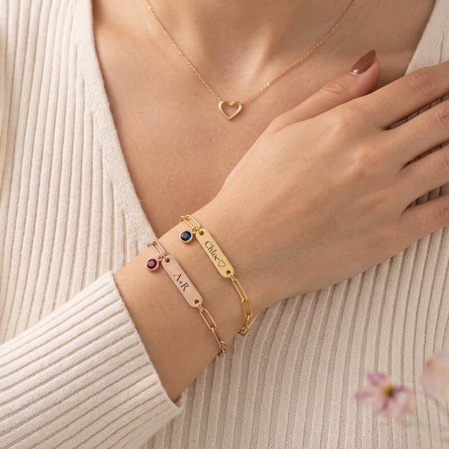Personalized Birthstone Bracelet