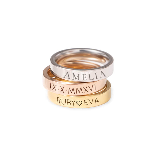 Custom Name Ring