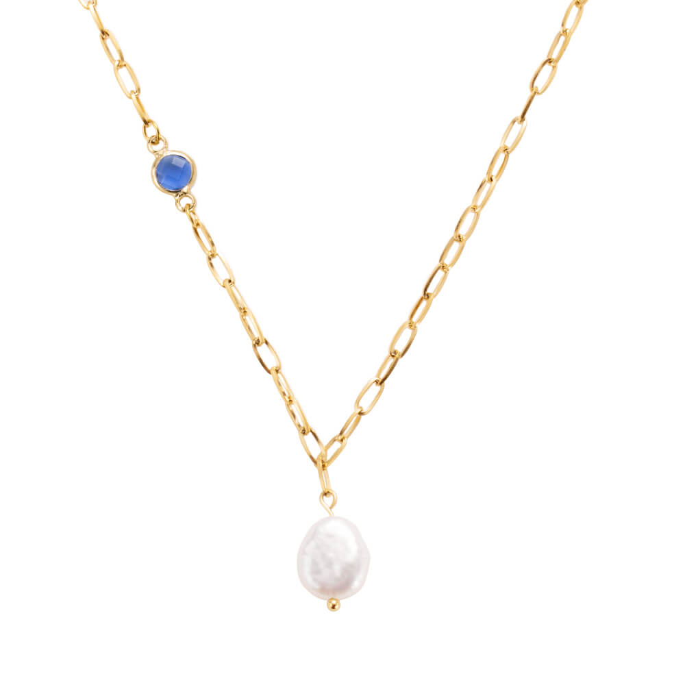 Birthstone Baroque Pearl Necklace