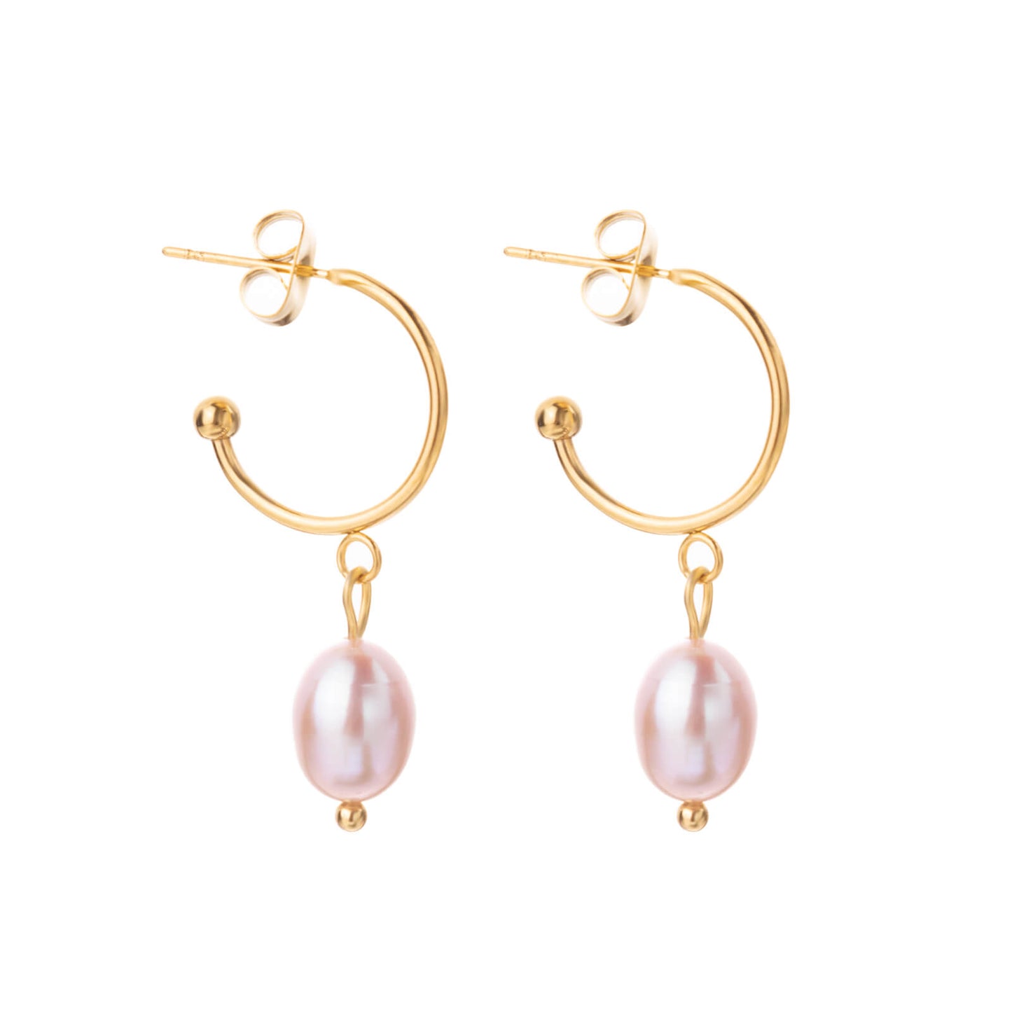 Natural Pearl Drop Earrings