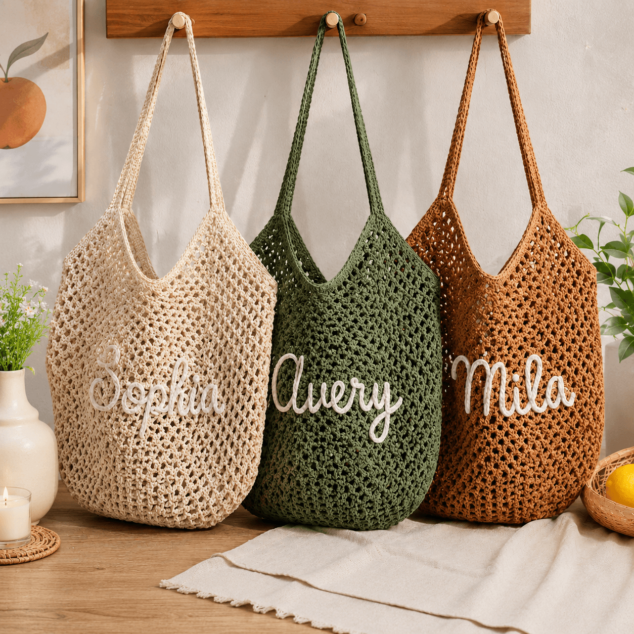 Crochet Beach Tote