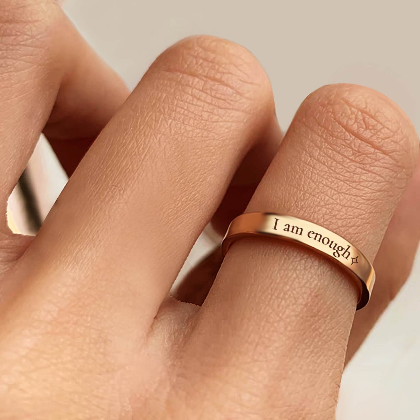 Custom Name Ring