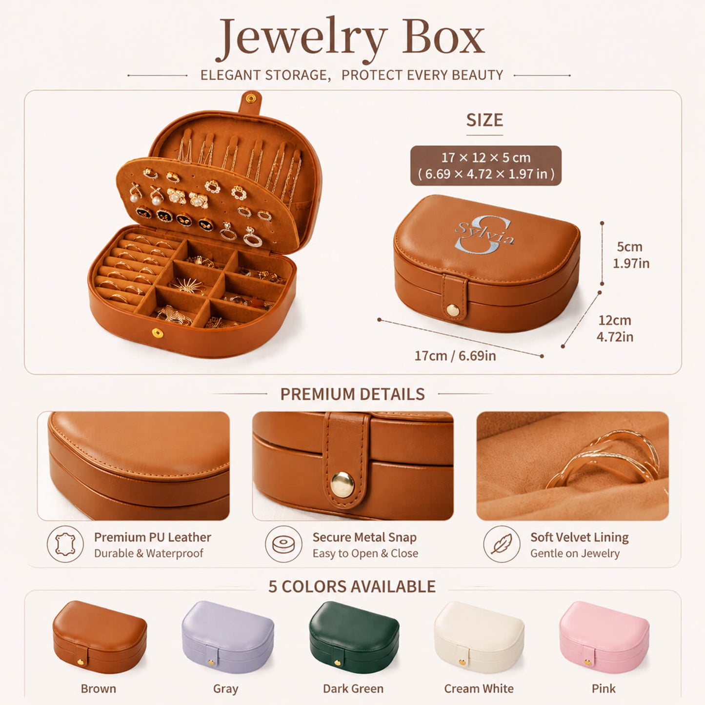 Curved Jewelry Box