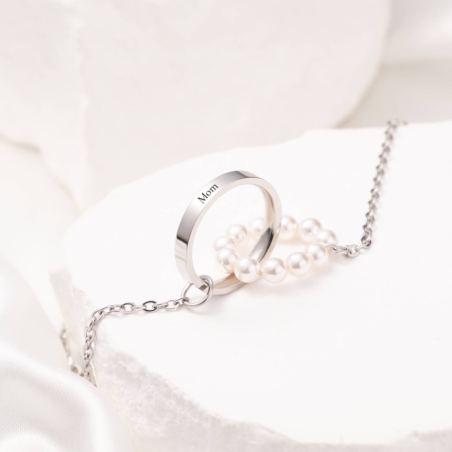 Pearl Ring Necklace