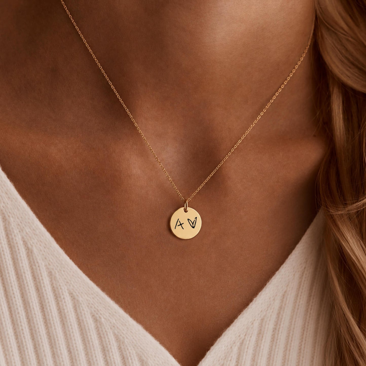 Minimalist Handwriting Necklace