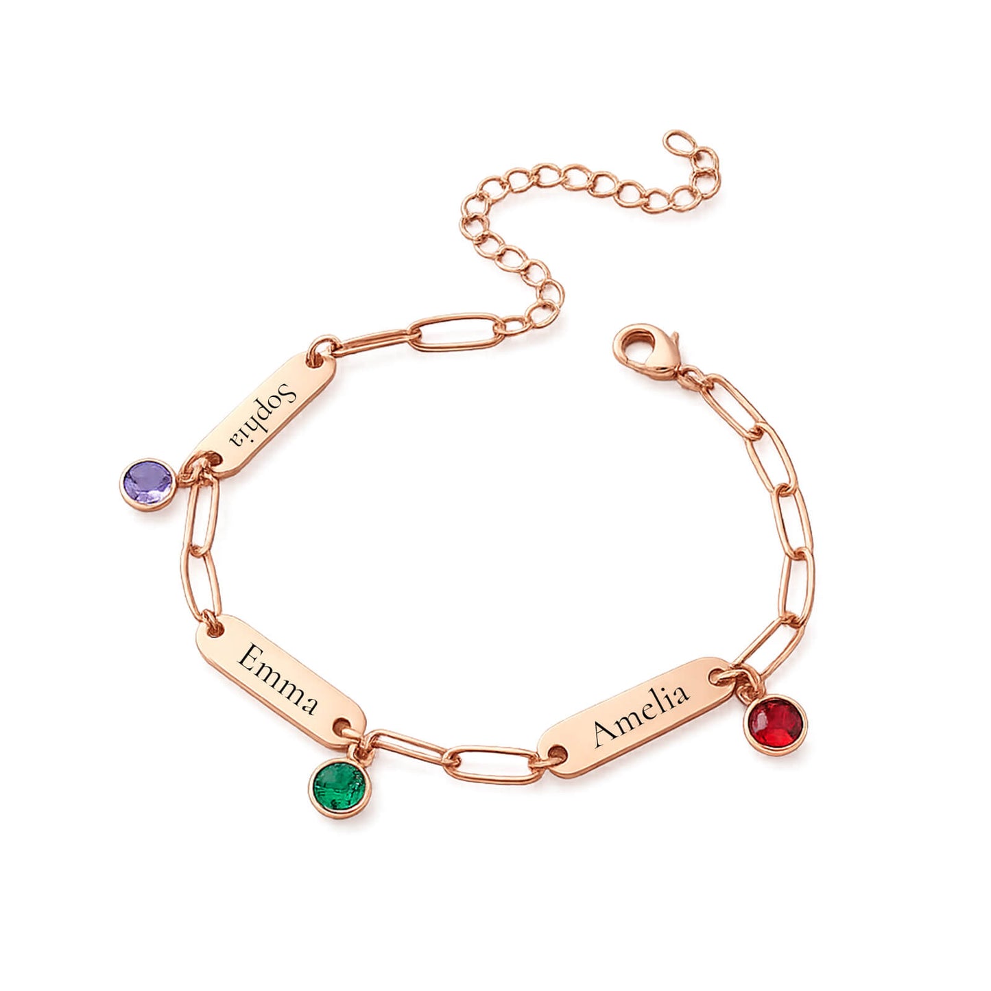 Personalized Birthstone Bracelet