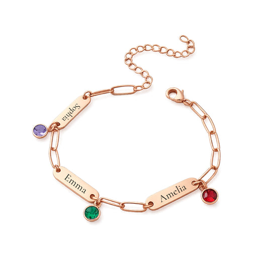 Personalized Birthstone Bracelet