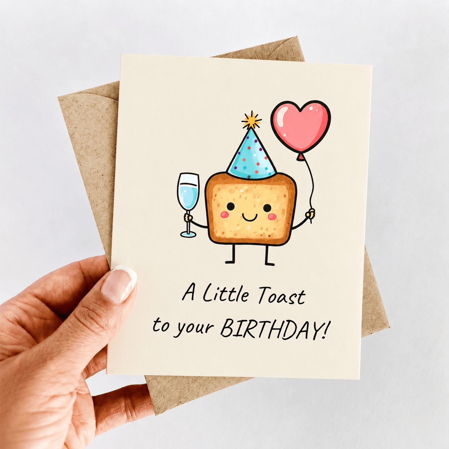 Toast Birthday Card