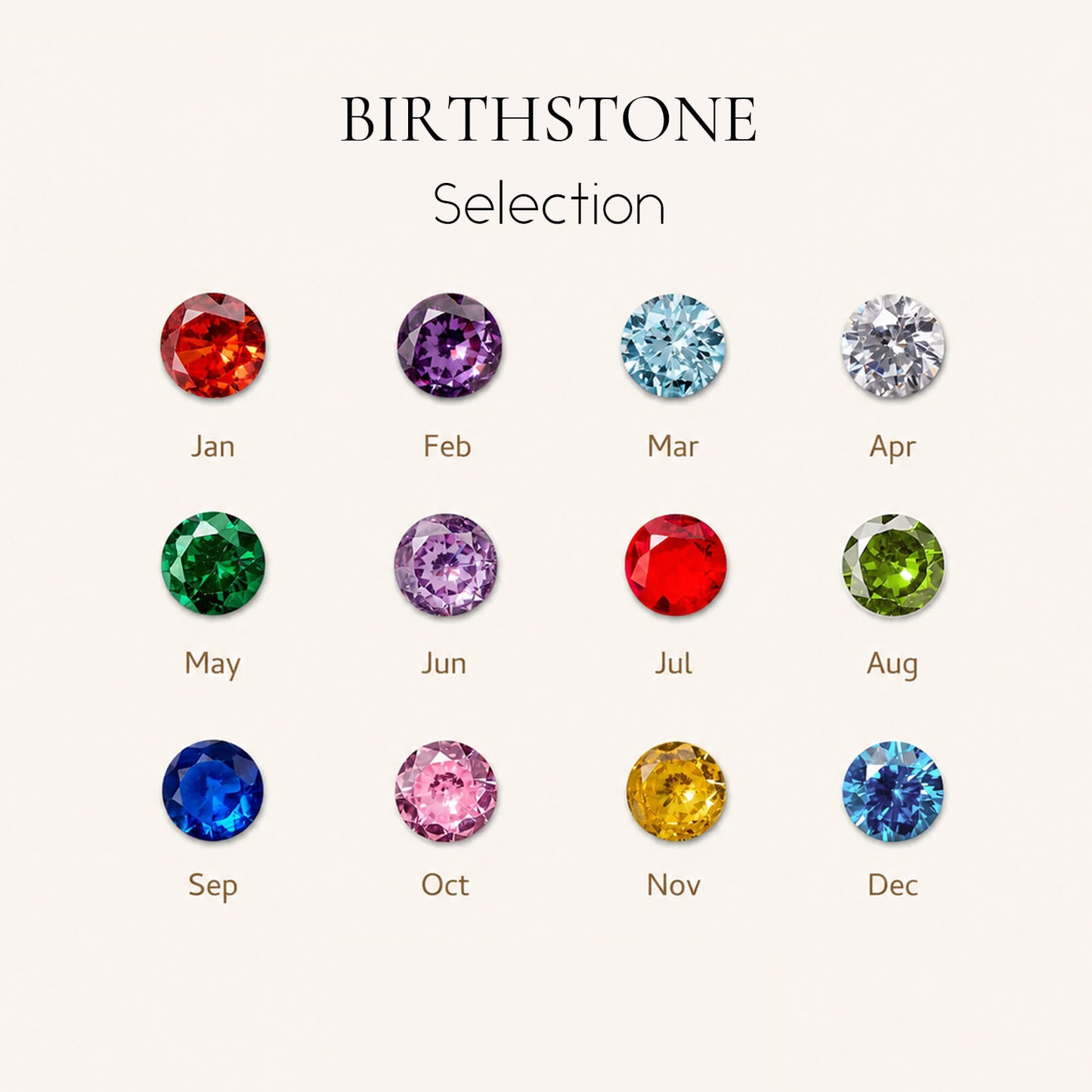 Birthstone Photo Locket Necklace