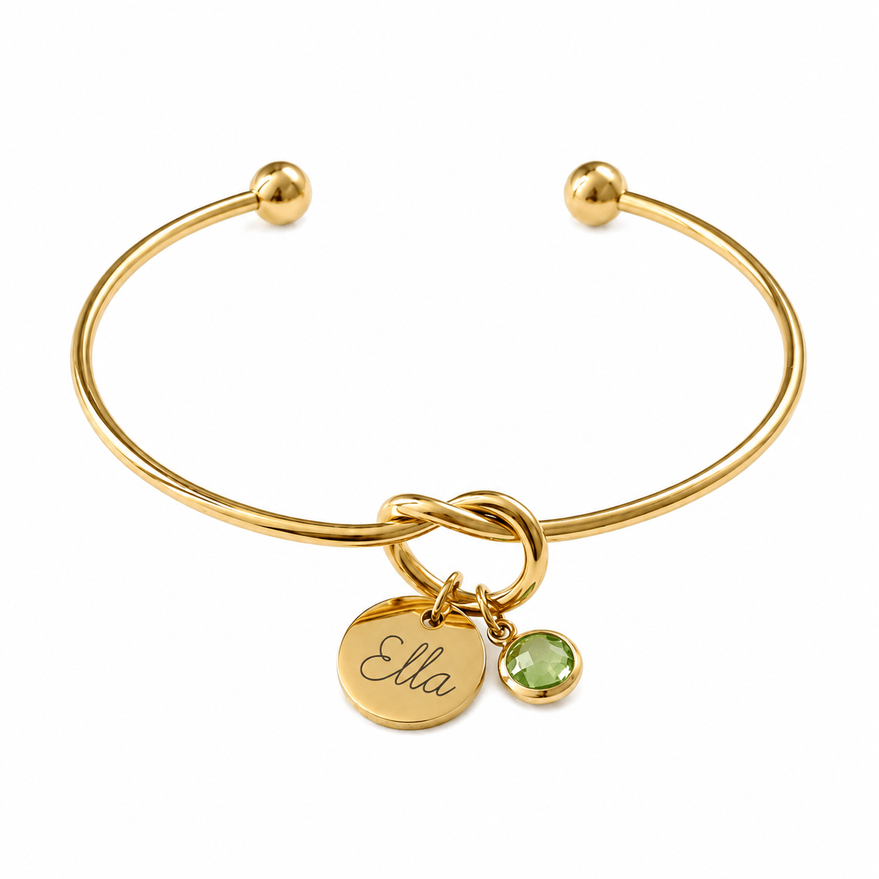 Birthstone Disc Bracelet